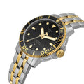 Tissot Seastar 1000 Powermatic 80 Black Dial Two Tone Steel Strap Watch For Men - T120.407.22.051.00
