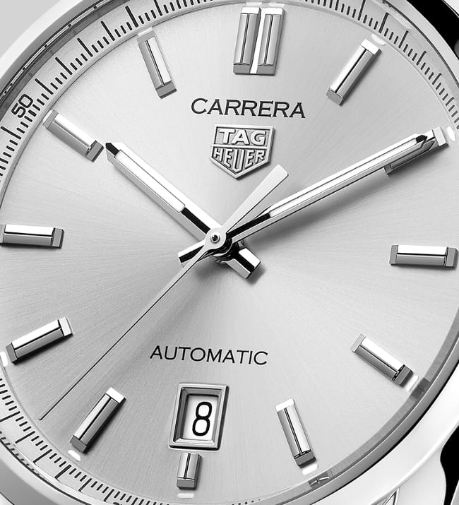 Tag Heuer Carrera Date Silver Dial Silver Steel Strap Watch for Women - WBN2111.BA0639