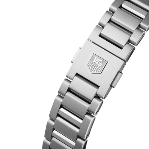 Tag Heuer Carrera Automatic Caliber 5 White Dial Silver Steel Strap Watch for Men - WAR211B.BA0782