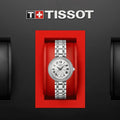 Tissot Bellissima Small Lady Silver Dial with Diamonds Stainless Steel Watch For Women - T126.010.61.113.00