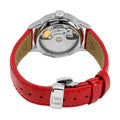 Tissot Chemin Des Tourelles Powermatic 80 Mother of Pearl Dial Red Leather Strap Watch For Women - T099.207.16.118.00