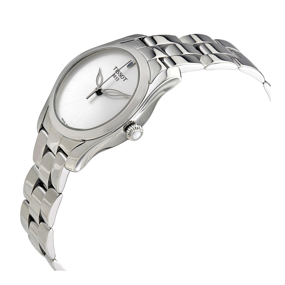 Tissot T Wave Silver Dial Watch For Women - T112.210.11.031.00