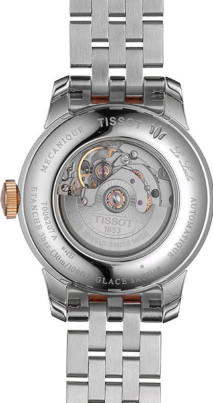 Tissot Le Locle Automatic Lady Mother of Pearl Dial Two Tone Stainless Steel Watch For Women - T006.207.22.116.00