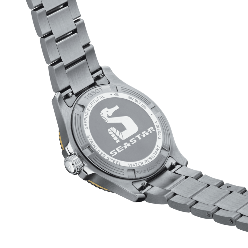 Tissot Seastar 1000 Lady Quartz 36mm White Dial Stainless Steel Strap Unisex Watch - T120.210.11.011.00