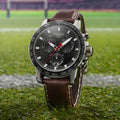 Tissot Supersport Chrono Black Dial Brown Leather Strap Watch for Men - T125.617.16.051.01