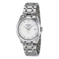 Tissot T Trend Couturier White Dial Silver Steel Strap Watch For Women - T035.210.11.011.00