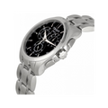 Tissot Couturier Chronograph Black Dial Silver Steel Strap Watch For Men - T035.617.11.051.00