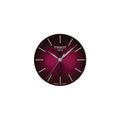 Tissot Everytime Lady Dark Burgundy Dial Leather Strap Watch for Women - T143.210.17.331.00