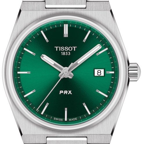Tissot PRX Quartz Green Dial Stainless Steel Strap Watch for Women - T137.210.11.081.00