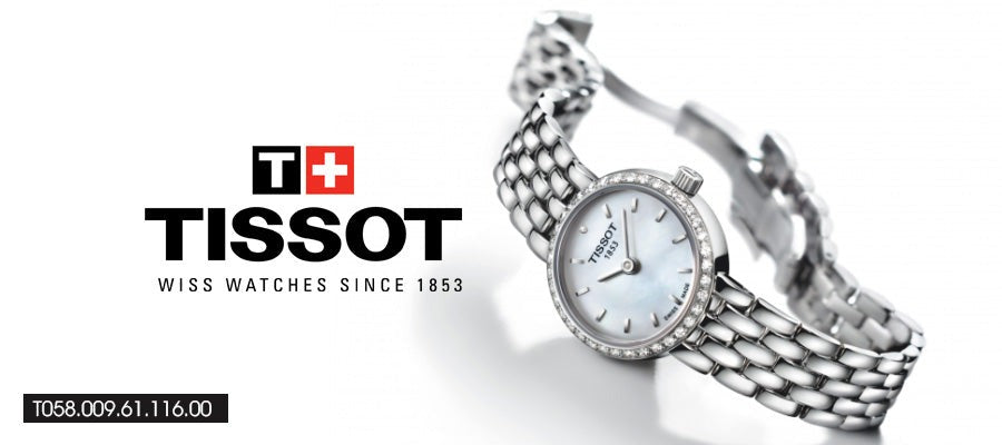 Tissot Lovely Mother of Pearl Dial 24mm Silver Stainless Steel Watch For Women - T058.009.61.116.00