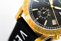 Versace Sports Tech Chronograph Black Dial Black Rubber Strap Watch for Men - VELT00119