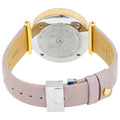 Versace V-Twist Quartz Purple Dial Purple Leather Strap Watch for Women - VELS00219