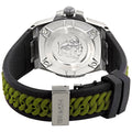 Versace Chain Reaction Quartz White Dial Green Rubber Strap Watch for Men - VEDY00419