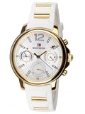 Tommy Hilfiger Claudiia White Dial White Steel Strap Watch for Women - 1781745