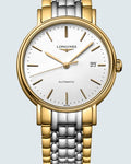 Longines Presence Automatic White Dial Silver Steel Strap Watch for Men - L4.921.2.12.7
