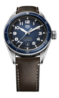 Tag Heuer Autavia Calibre 5 Automatic Blue Dial Brown Leather Strap Watch for Men - WBE5116.FC8266