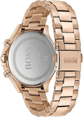Hugo Boss Carnation Gold Dial Gold Steel Strap Watch for Women - 1502592