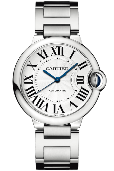 Cartier Ballon Bleu De Cartier Silver Dial Silver Steel Strap Watch for Women - WSBB0048