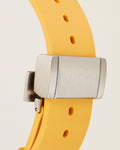 Gucci Dive Tiger Yellow Dial Yellow Rubber Strap Watch For Men - YA136317