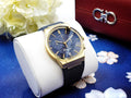 Salvatore Ferragamo Sapphire Chronograph Blue Dial Blue Silicone Strap Watch for Men - SFME00221