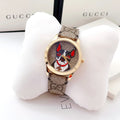 Gucci G Timeless Brown Dial Brown Leather Strap Watch For Women - YA1264056