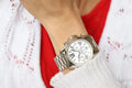Michael Kors Bradshaw Silver Dial Silver Steel Strap Watch for Men - MK5535