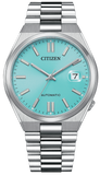 Citizen Tsuyosa NJ0151-88M Men's Automatic Watch – Turquoise Dial with Silver Steel Strap