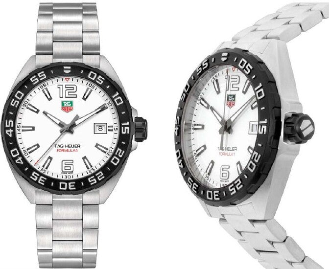 Tag Heuer Formula 1 White Dial Watch for Men - WAZ1111.BA0875