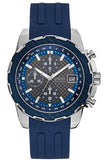 Guess W1047G2 Octane Chronograph Men's Watch – Black Dial & Blue Rubber Strap