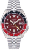 Seiko 5 Sports SSK031K1 Thong Sia Limited Edition Men's Watch – Red Dial & Silver Steel Bracelet