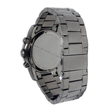 Marc Jacobs Larry Chronograph Black Dial Grey Steel Strap Watch for Men - MBM5051