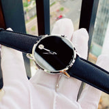 Movado 0607194 Museum Classic Men's Watch – Black Dial & Black Leather Strap