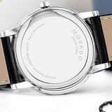 Movado 0607197 Museum Classic Men's Watch – Blue Dial & Black Leather Strap