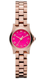 Marc Jacobs MBM3203 Henry Dinky Quartz Women’s Watch – Pink Dial & Rose Gold Steel Strap