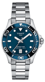 Tissot T120.210.11.041.00 Seastar 1000 Lady Women's Watch – Blue Dial & Silver Steel Bracelet