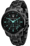 Maserati R8873644003 Successo Aqua Edition Men’s Watch – Black Dial & Stainless Steel Bracelet