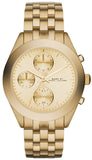 Marc Jacobs MBM3393 Peeker Chronograph Women's Watch – Gold Dial & Gold Steel Strap