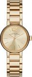 Marc Jacobs MBM3405 Peggy Women's Watch – Gold Dial & Gold Steel Strap