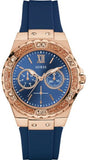 Guess W1053L1 Limelight Women's Watch – Blue Dial & Blue Silicone Strap
