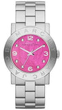 Marc Jacobs MBM8623 Amy Women's Watch – Pink Dial & Silver Steel Strap