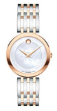 Movado 0607114 Esperanza Quartz Women's Watch – Mother of Pearl Dial & Two-Tone Steel Bracelet