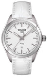 Tissot T101.210.16.031.00 PR 100 Lady Sport Chic Women’s Watch – White Dial & White Leather Strap
