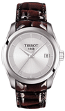 Tissot T Classic Couturier T035.210.16.031.03 Quartz Women's Watch – Silver Dial & Brown Leather Strap