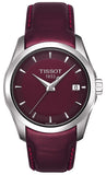 Tissot Couturier T035.210.16.371.00 Quartz Women's Watch – Brown Dial & Brown Leather Strap