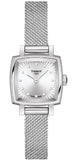 Tissot T058.109.11.036.00 Lovely Square Quartz Women’s Watch – Silver Dial & Silver Mesh Bracelet