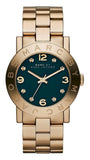 Marc Jacobs MBM8609 Amy Women's Watch – Green Dial & Gold Steel Strap