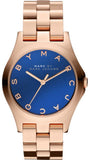 Marc Jacobs MBM3213 Henry Quartz Women’s Watch – Blue Dial & Rose Gold Steel Strap