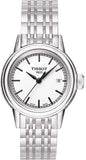 Tissot T085.210.11.011.00 Carson Lady Quartz Women's Watch – Silver Dial & Silver Steel Strap