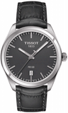 Tissot T101.410.16.441.00 PR 100 Quartz Men's Watch – Grey Dial & Grey Leather Strap