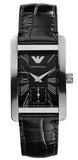 Emporio Armani AR0144 Classic Women's Watch – Black Dial & Black Leather Strap